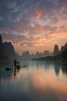 framedposter-print-li-river-sunrise