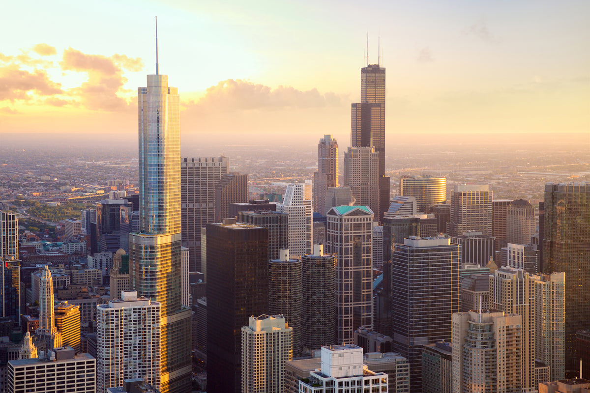framedposter-print-skyline-chicago