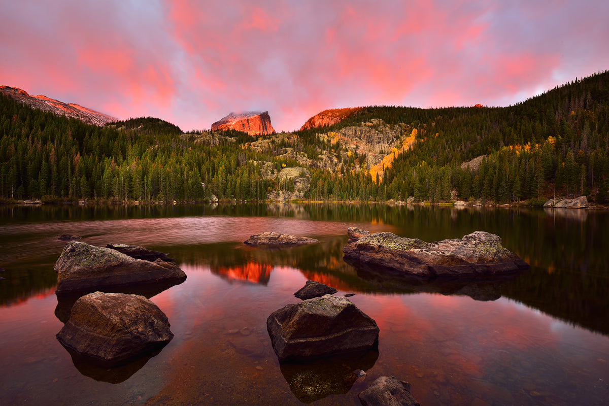 canvas-print-bear-lake-sunrise