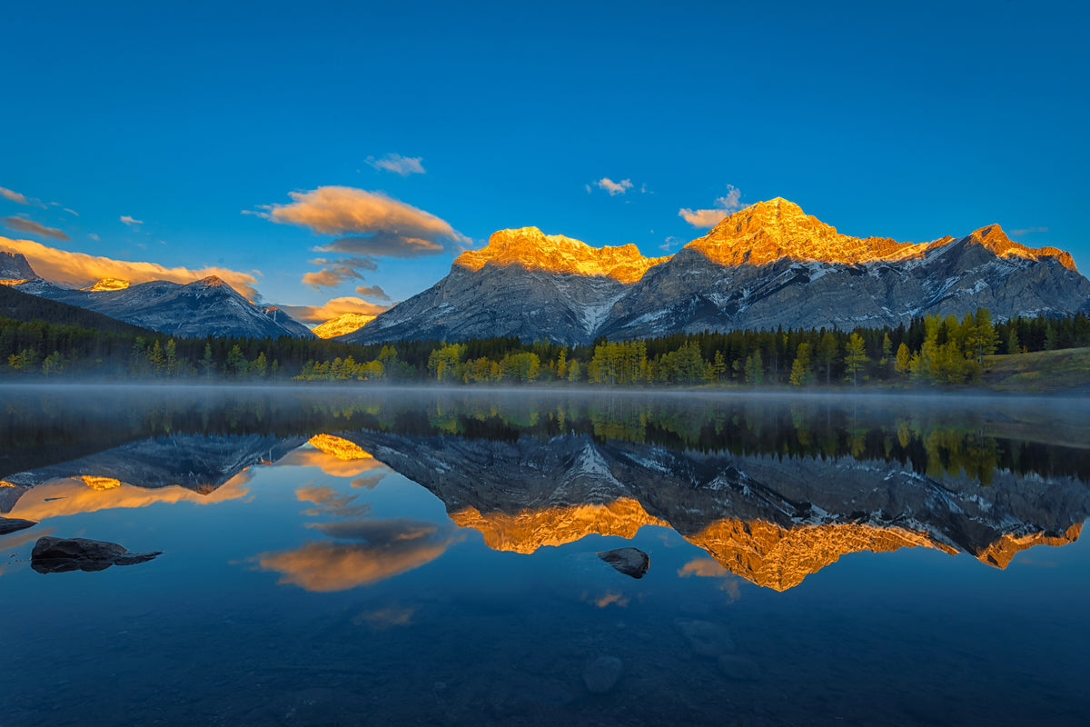 modern-3-piece-acrylic-print-a-perfect-morning-in-canadian-rockies