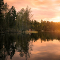 9-piece-acrylic-print-the-little-red-house