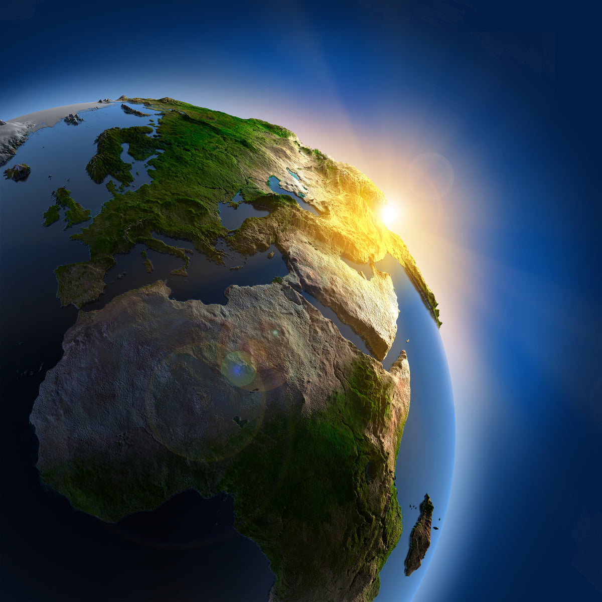 9-piece-canvas-print-sun-and-earth