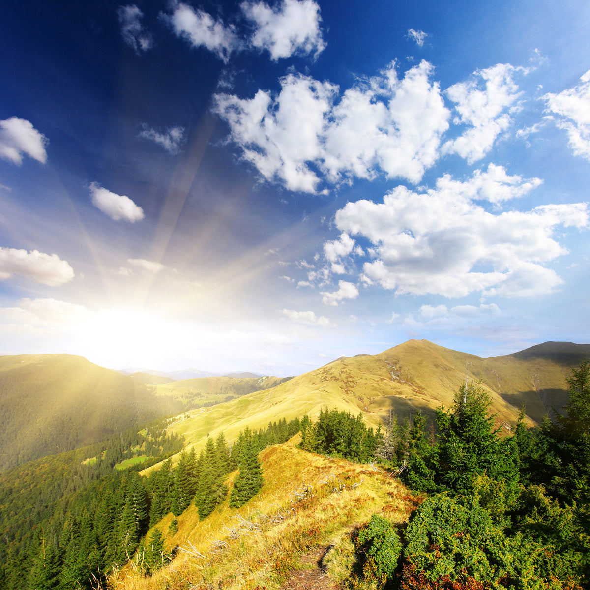 acrylic-print-sunrise-in-the-mountains