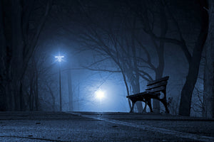3-piece-canvas-print-at-night-in-the-park
