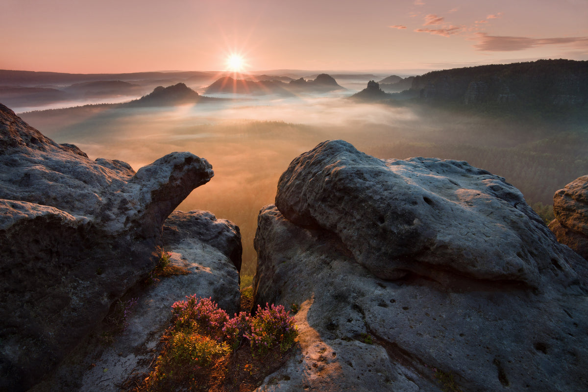 aluminium-print-sunrise-on-the-rocks-x