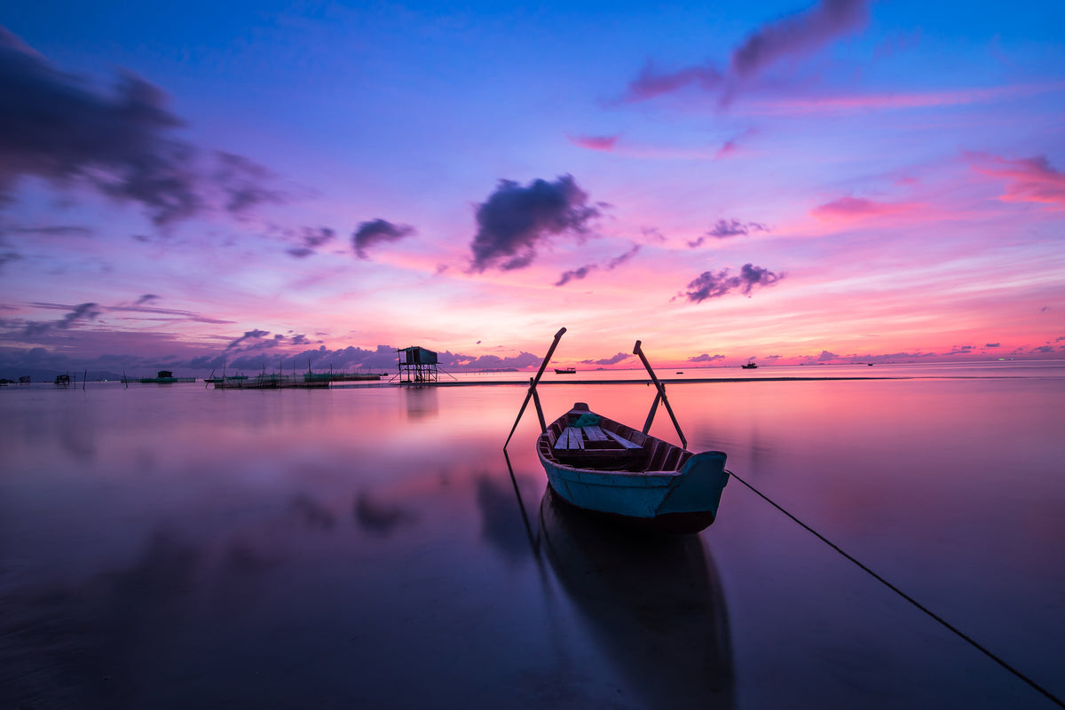 3-piece-aluminium-print-impressive-sunset-at-the-sea