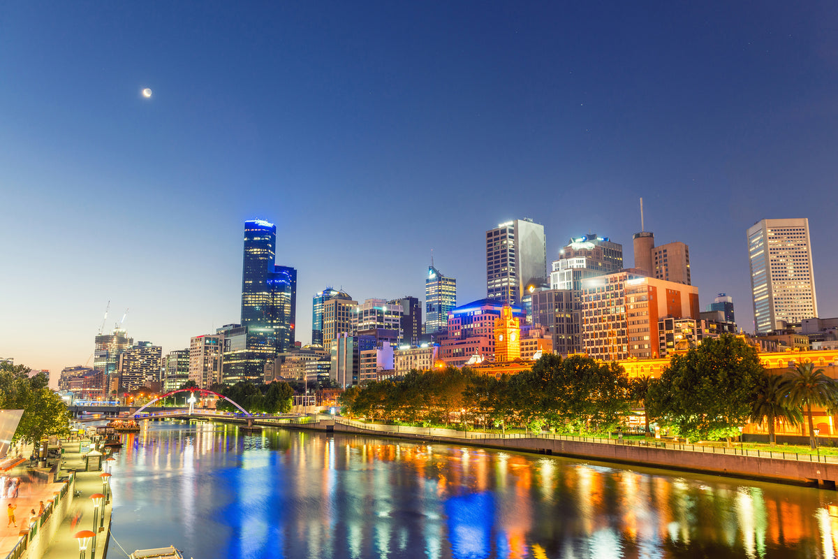 aluminium-print-skyline-sydney-at-dusk