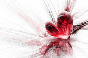 modern-3-piece-aluminium-print-heart-reflection