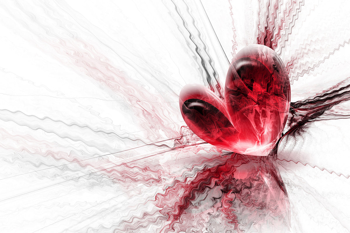 modern-3-piece-aluminium-print-heart-reflection