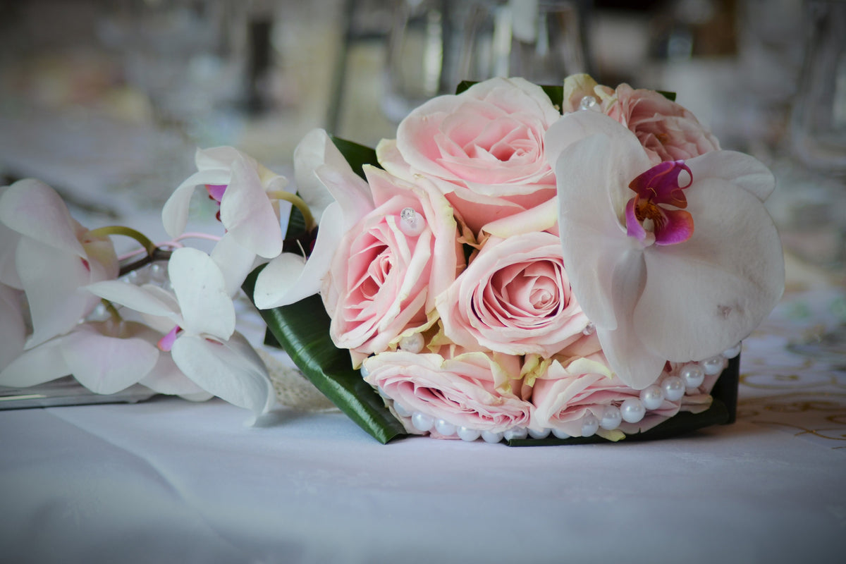 aluminium-print-wedding-bouquet