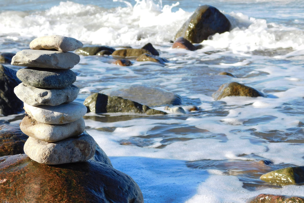 framedcanvas-print-stone-pile-at-the-sea