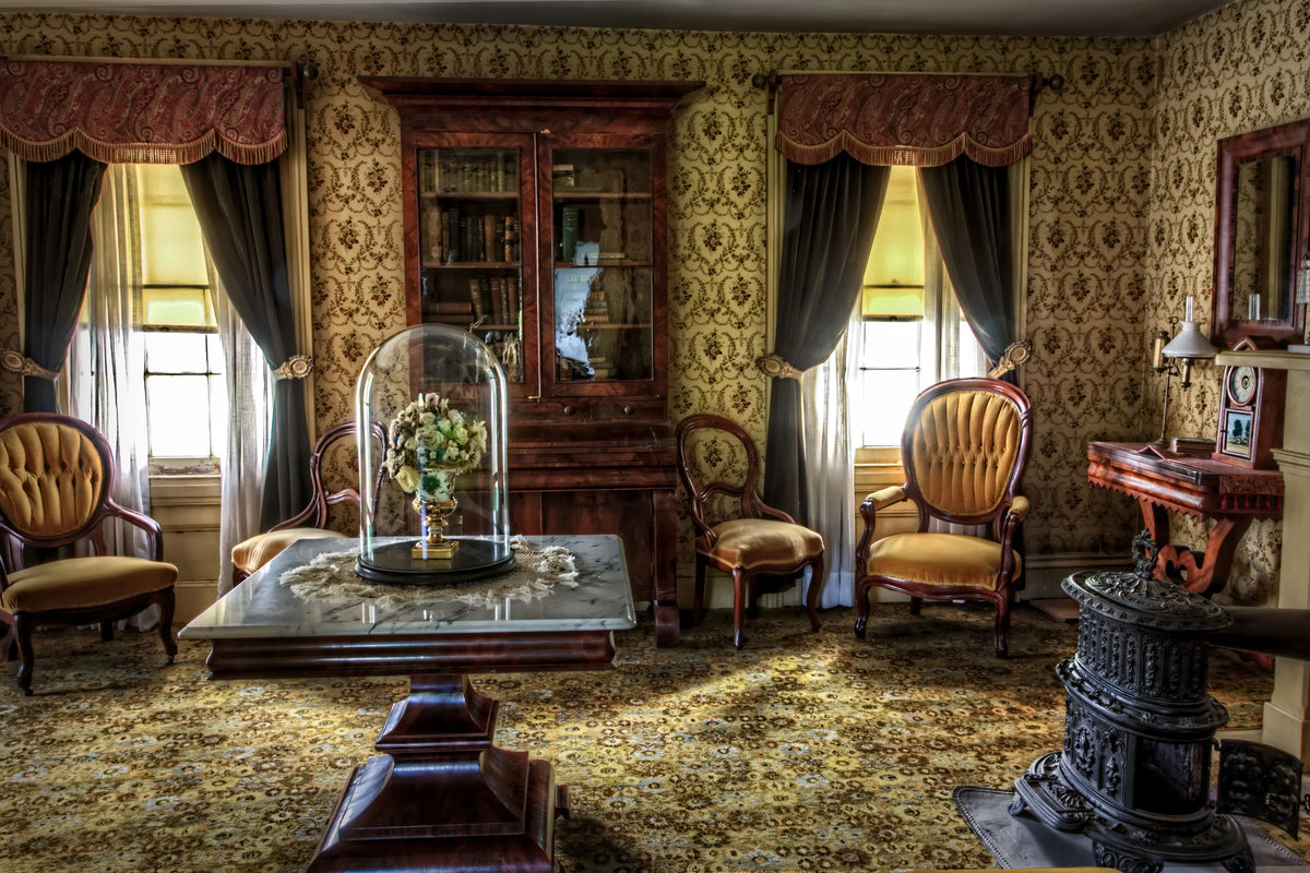 canvas-print-retro-living-room