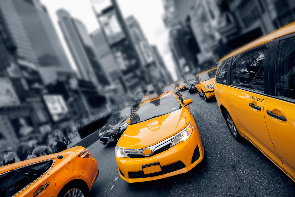 aluminium-print-taxi-in-nyc