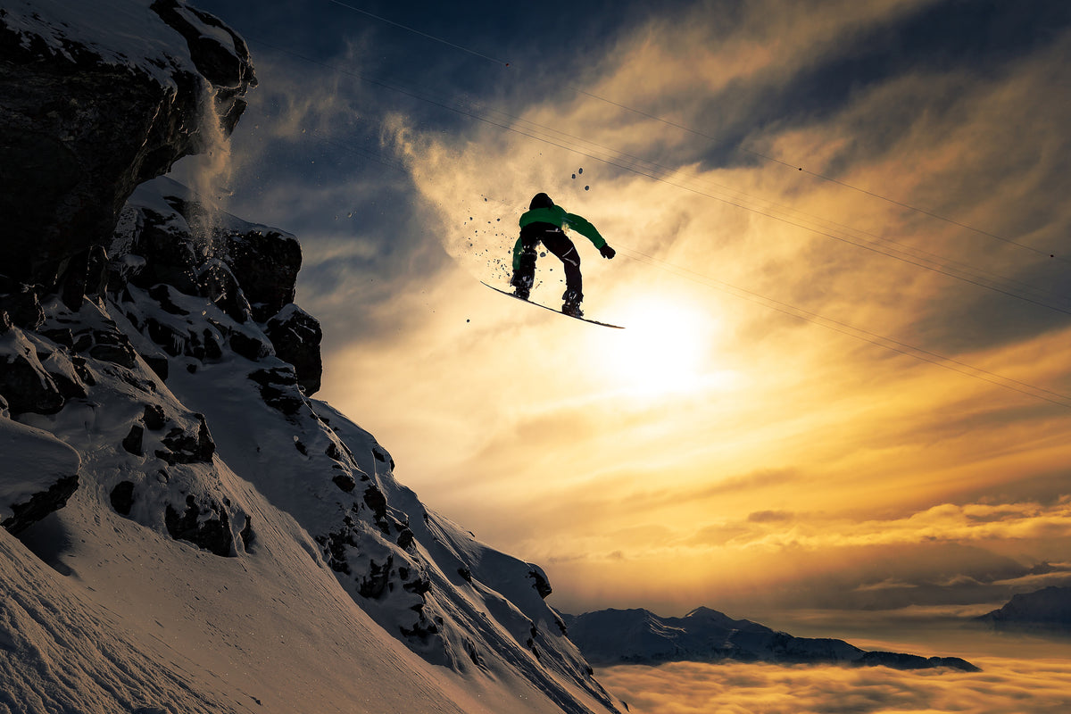 aluminium-print-sunset-snowboarding-x