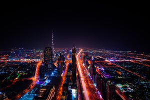 modern-3-piece-aluminium-print-the-colorful-lights-of-dubai