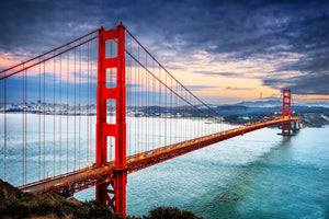 framedcanvas-print-golden-gate-at-sunset