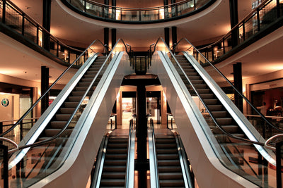 poster-print-escalator-in-shopping-mall