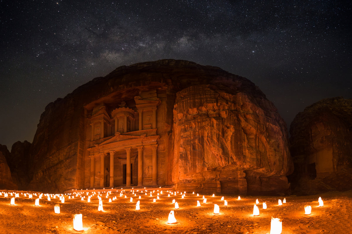 modern-3-piece-canvas-print-petra-by-night