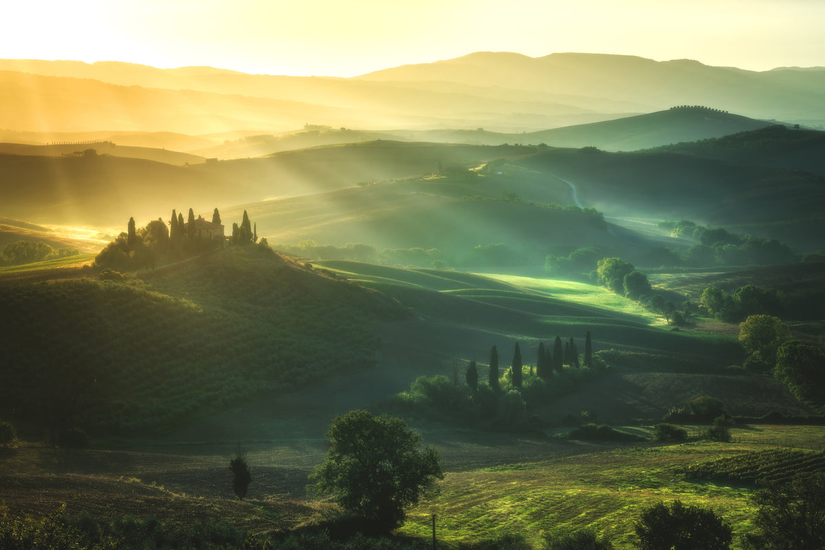 modern-3-piece-acrylic-print-tuscany-val-dorcia-sunrise