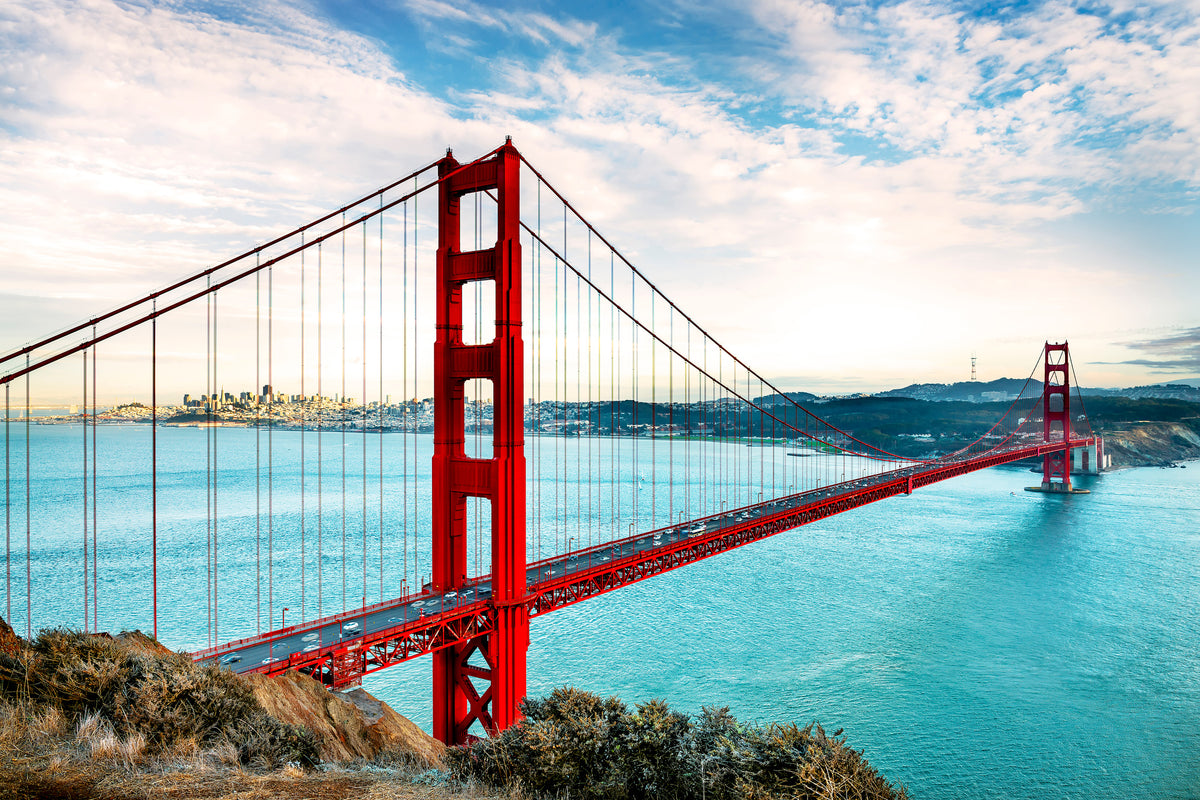 modern-3-piece-aluminium-print-red-golden-gate-bridge