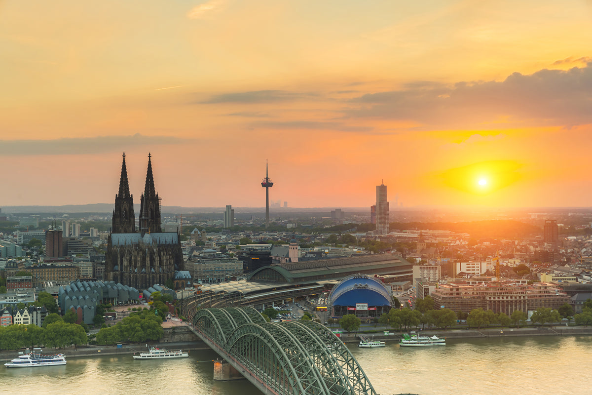 3-piece-canvas-print-skyline-cologne-at-sunset