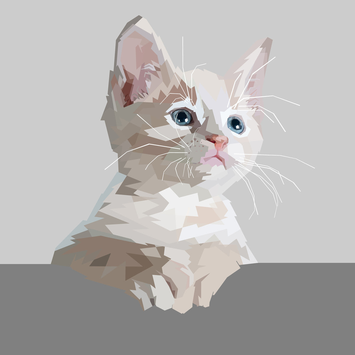 4-piece-canvas-print-artwork-cat