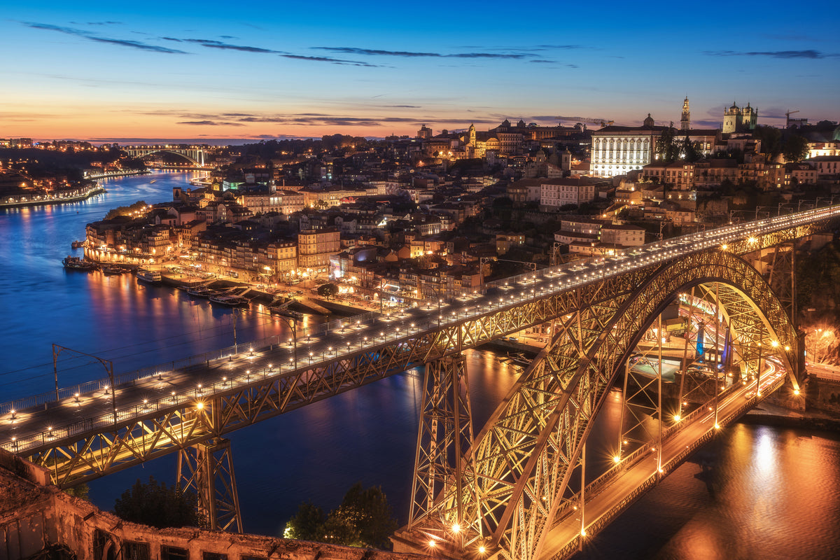 poster-print-portugal-porto-blue-hour