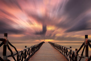 aluminium-print-bridge-in-the-fire-of-heaven