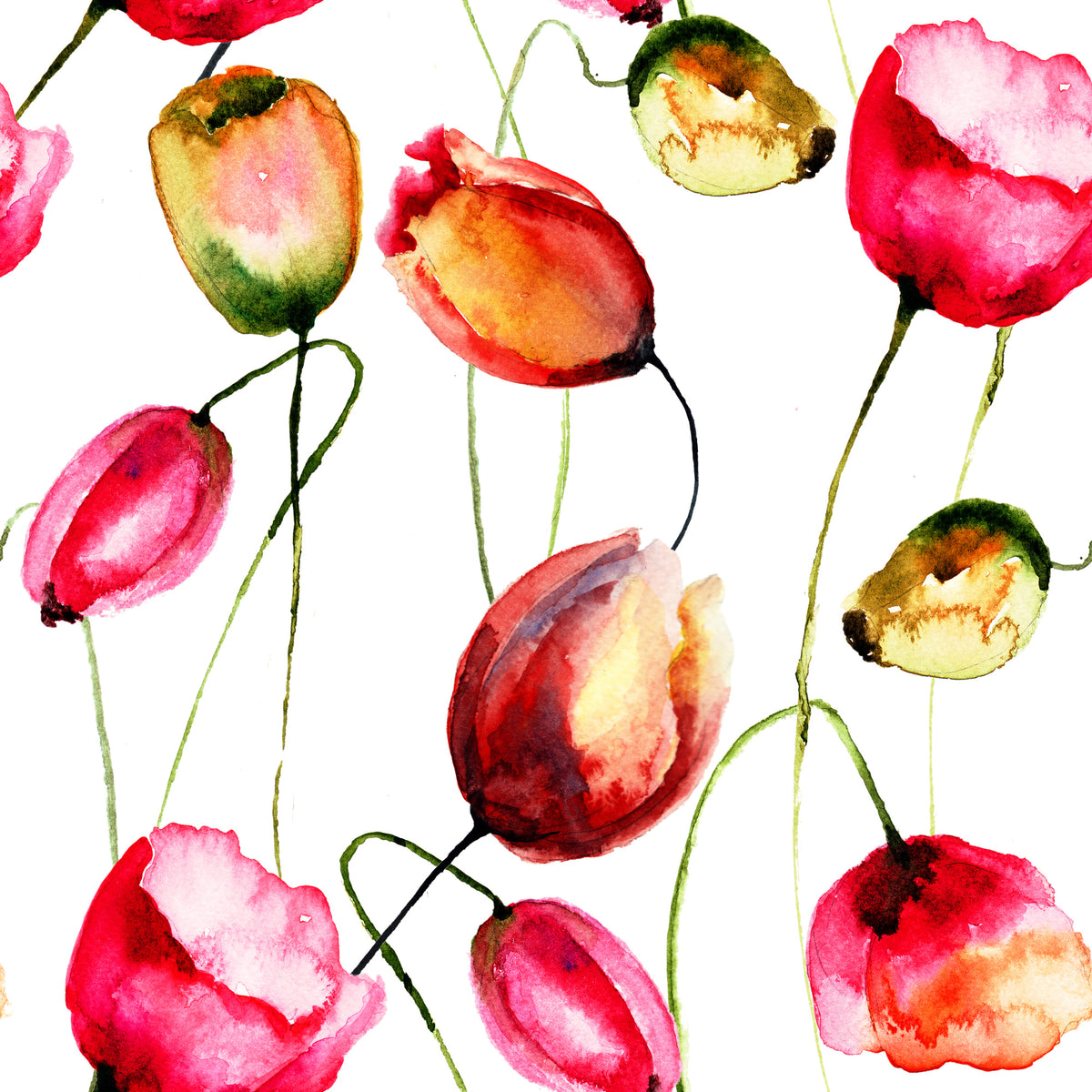 9-piece-aluminium-print-painting-the-tulips