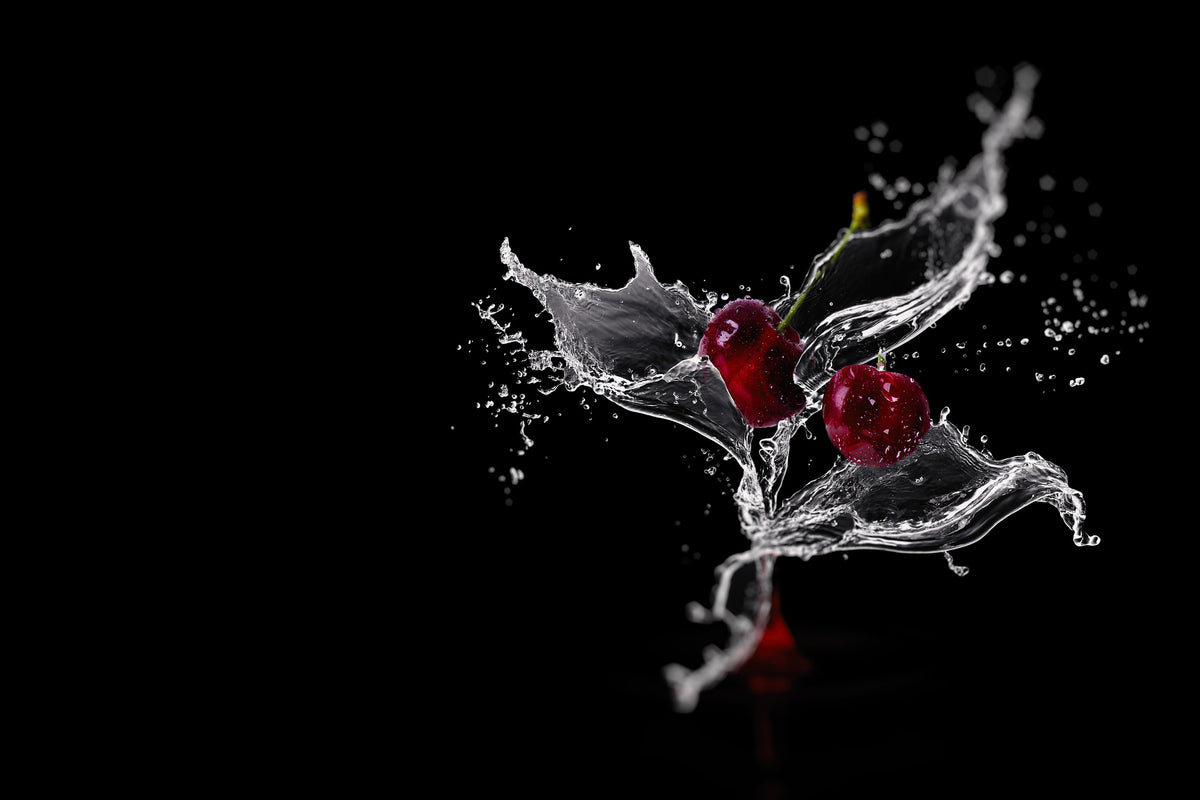 3-piece-aluminium-print-sparkling-cherries