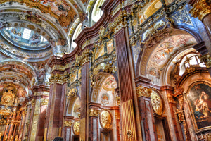 3-piece-aluminium-print-baroque-church