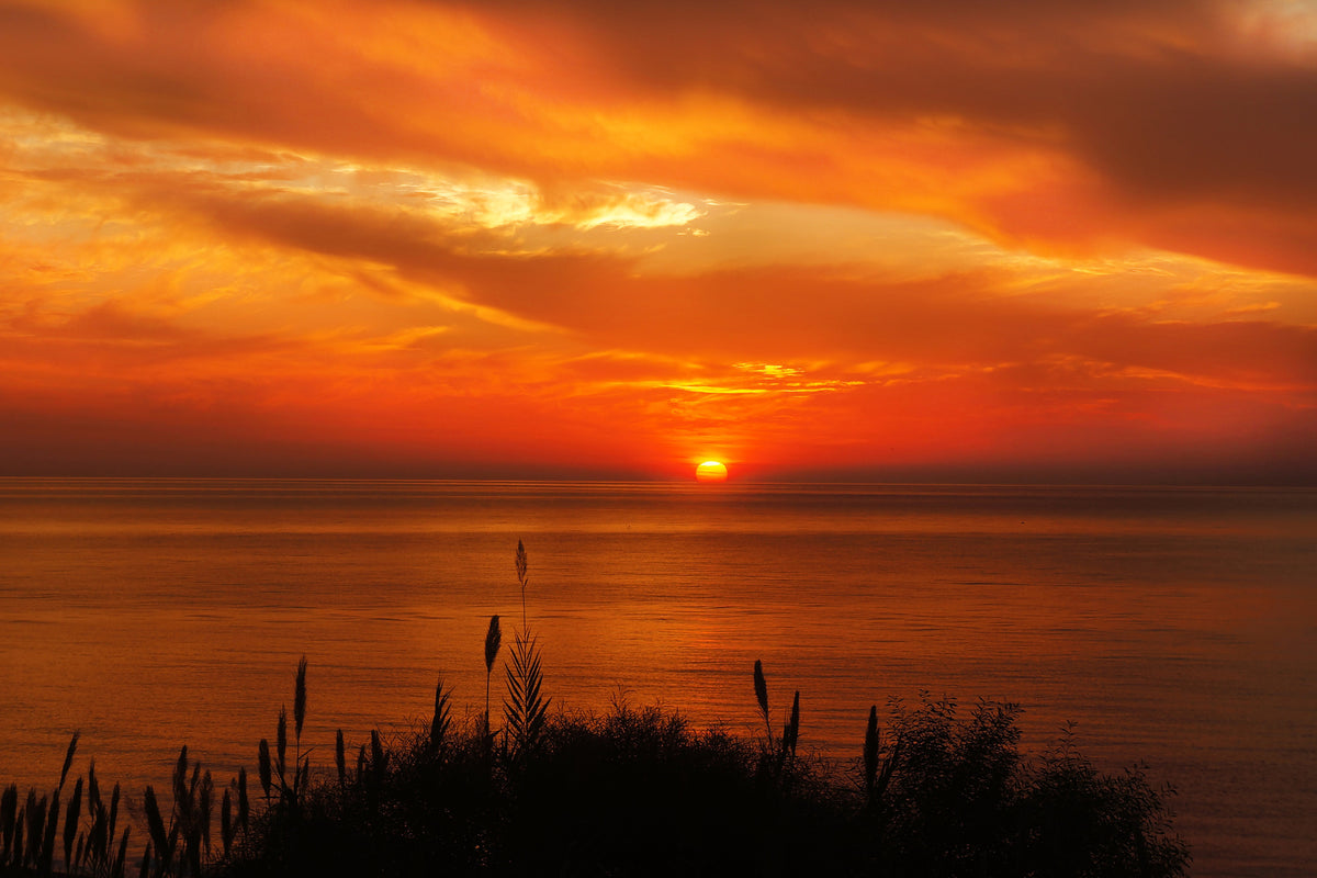 modern-3-piece-acrylic-print-peaceful-evening-mood-by-the-sea