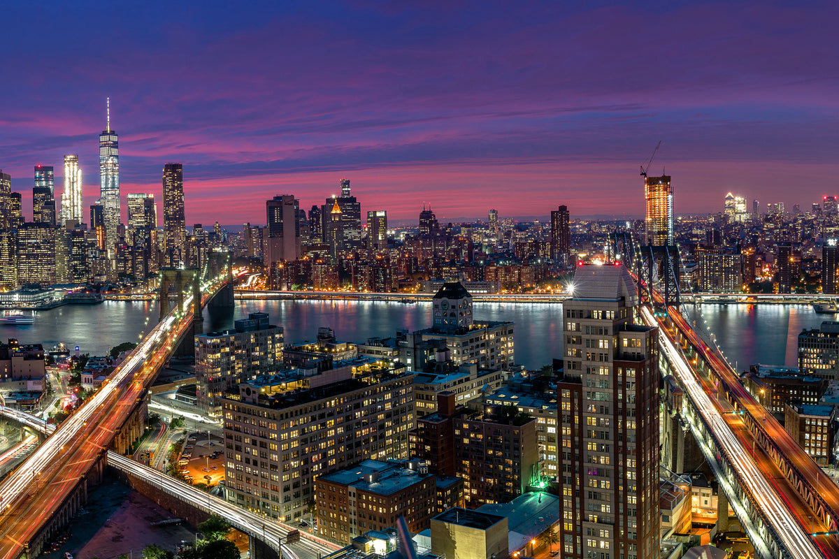 modern-3-piece-aluminium-print-manhattan-skyline-at-sunset