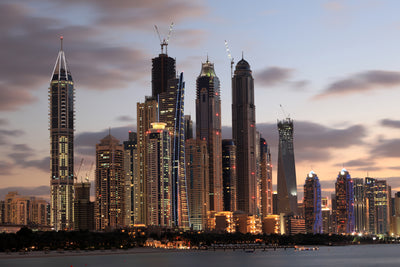 poster-print-skyline-dubai-at-sunset