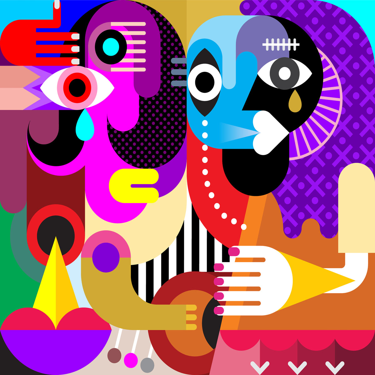 canvas-print-modern-art-people