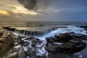 aluminium-print-evening-mood-at-the-sea