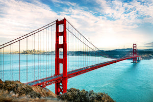 poster-print-red-golden-gate-bridge