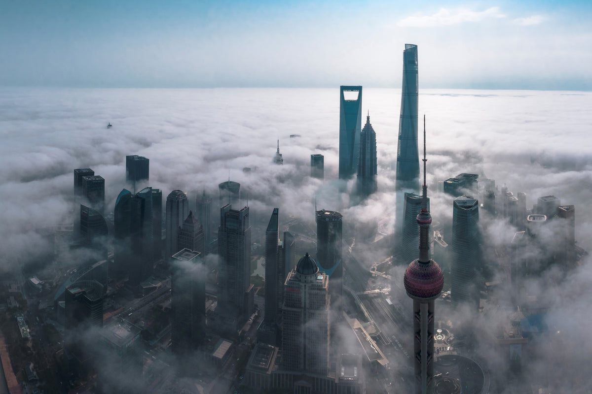 acrylic-print-shanghai-in-the-fog-from-above