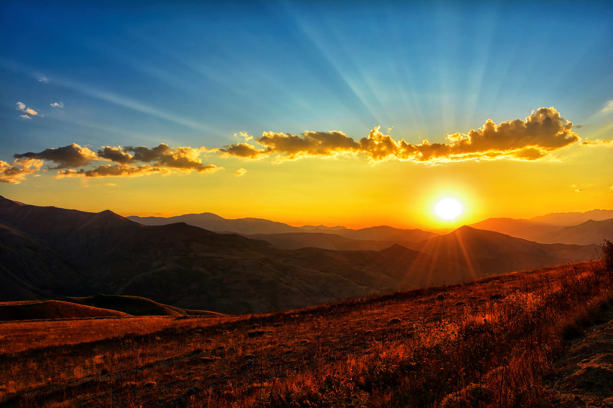 modern-3-piece-aluminium-print-sunset-in-the-world-of-mountains
