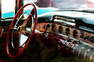 3-piece-acrylic-print-interior-of-a-vintage-car