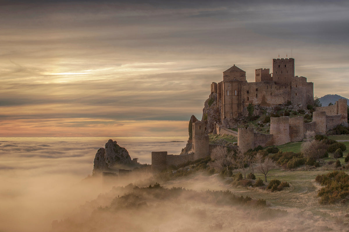 aluminium-print-castillo-de-loarre-x