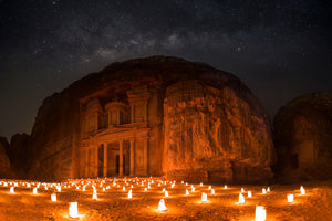 aluminium-print-petra-by-night