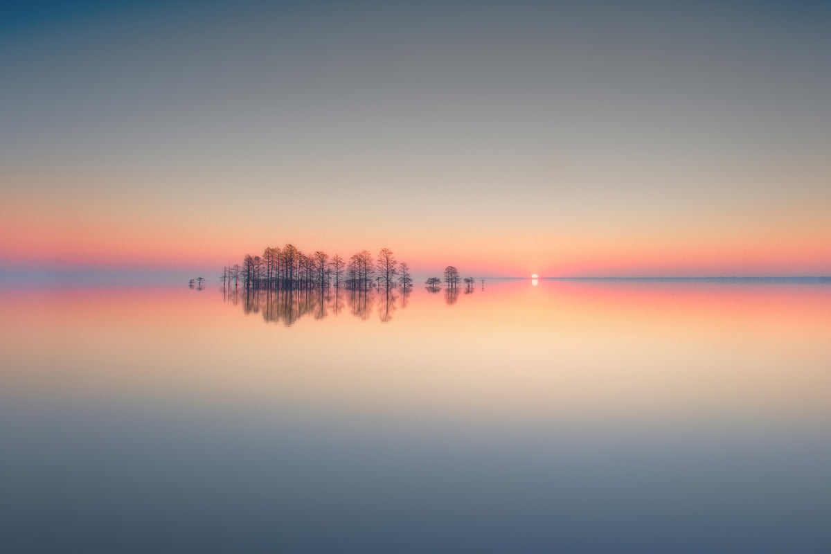 framedposter-print-lake-mattamuskeet-memory