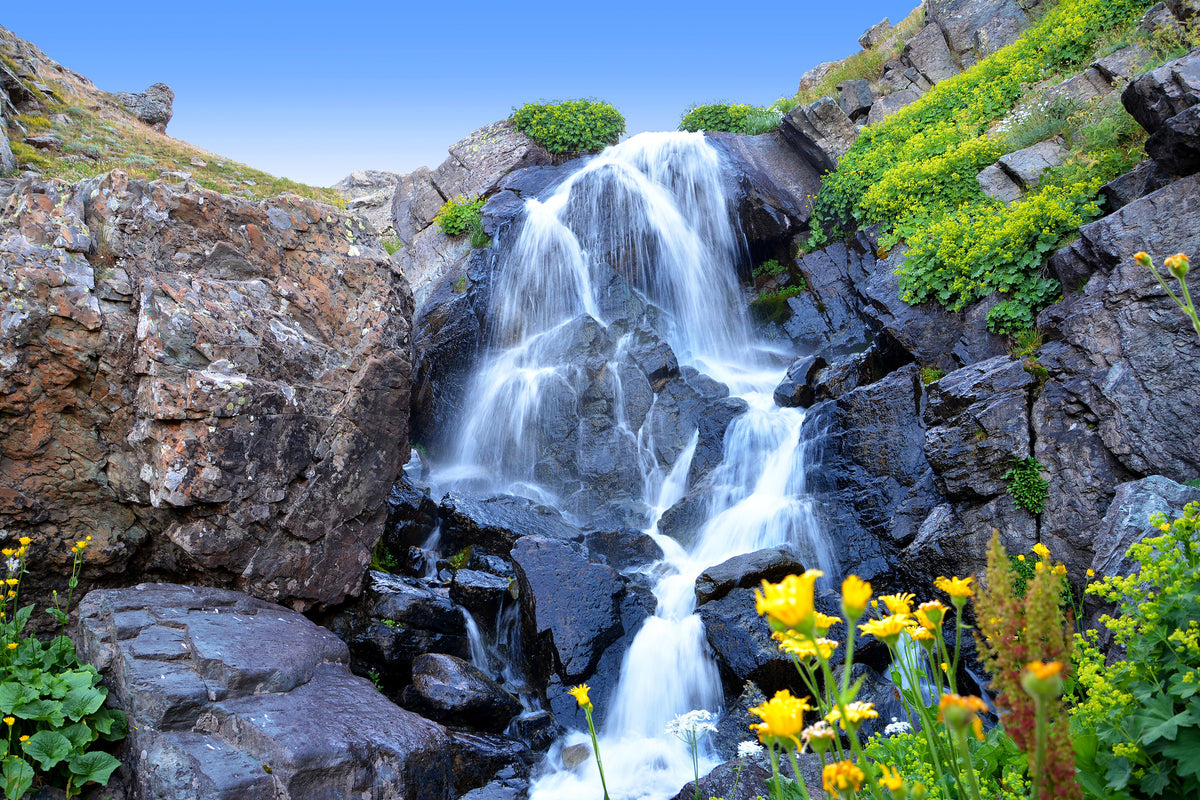 modern-3-piece-aluminium-print-moving-waterfall