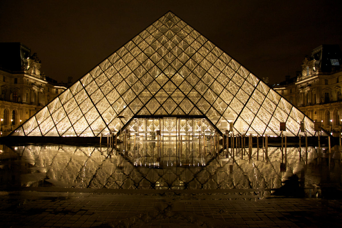 modern-3-piece-aluminium-print-at-night-at-the-louvre