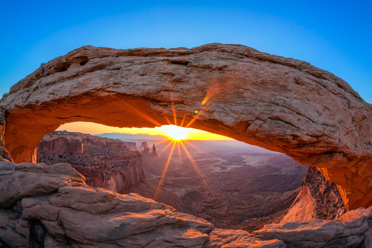3-piece-acrylic-print-sunset-at-mesa-arch