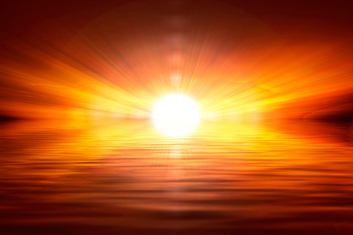 3-piece-aluminium-print-glowing-sunset