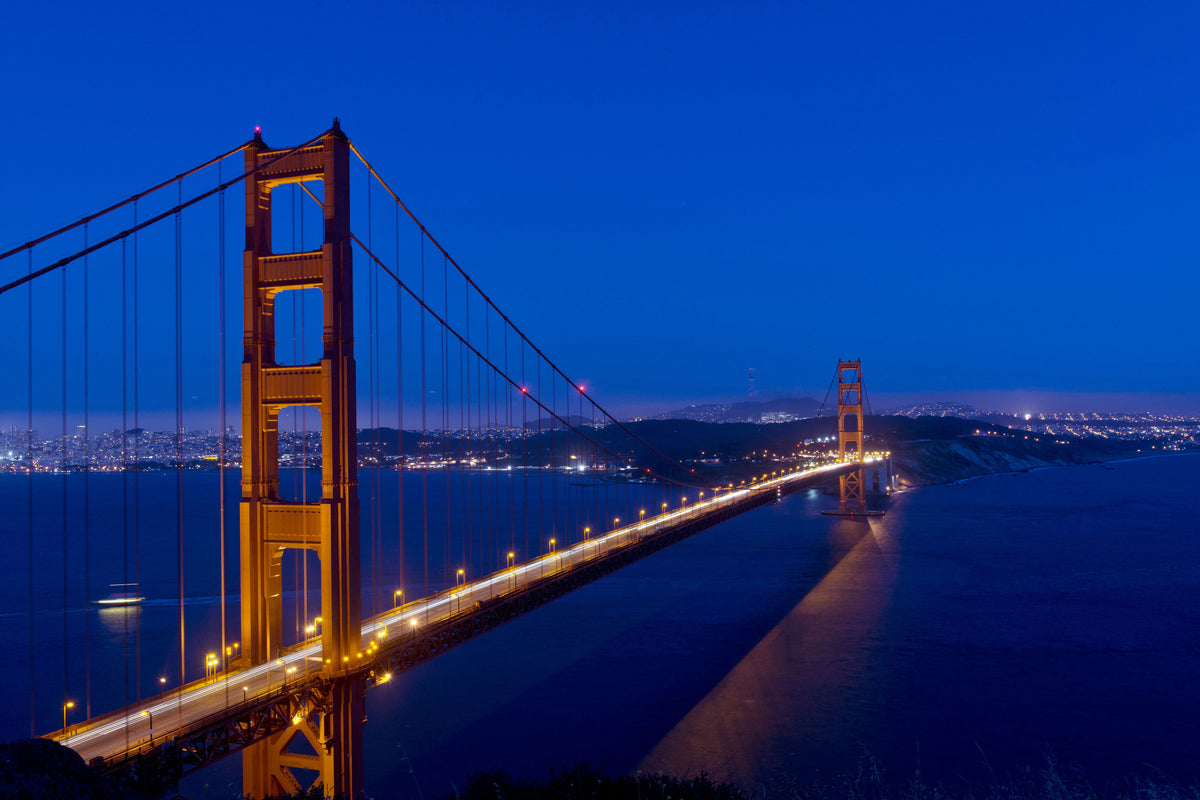 framedposter-print-golden-gate-at-night