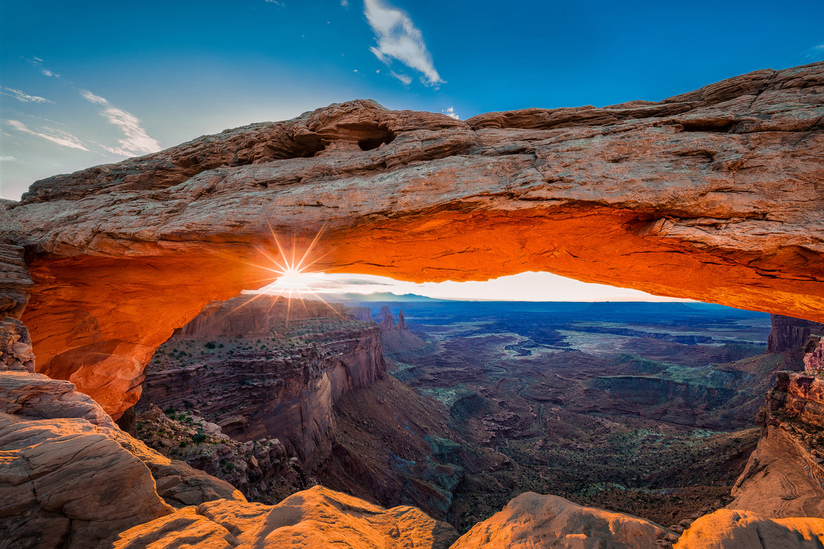 3-piece-acrylic-print-sunrise-at-mesa-arch