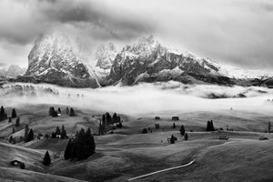 3-piece-acrylic-print-foggy-dolomites
